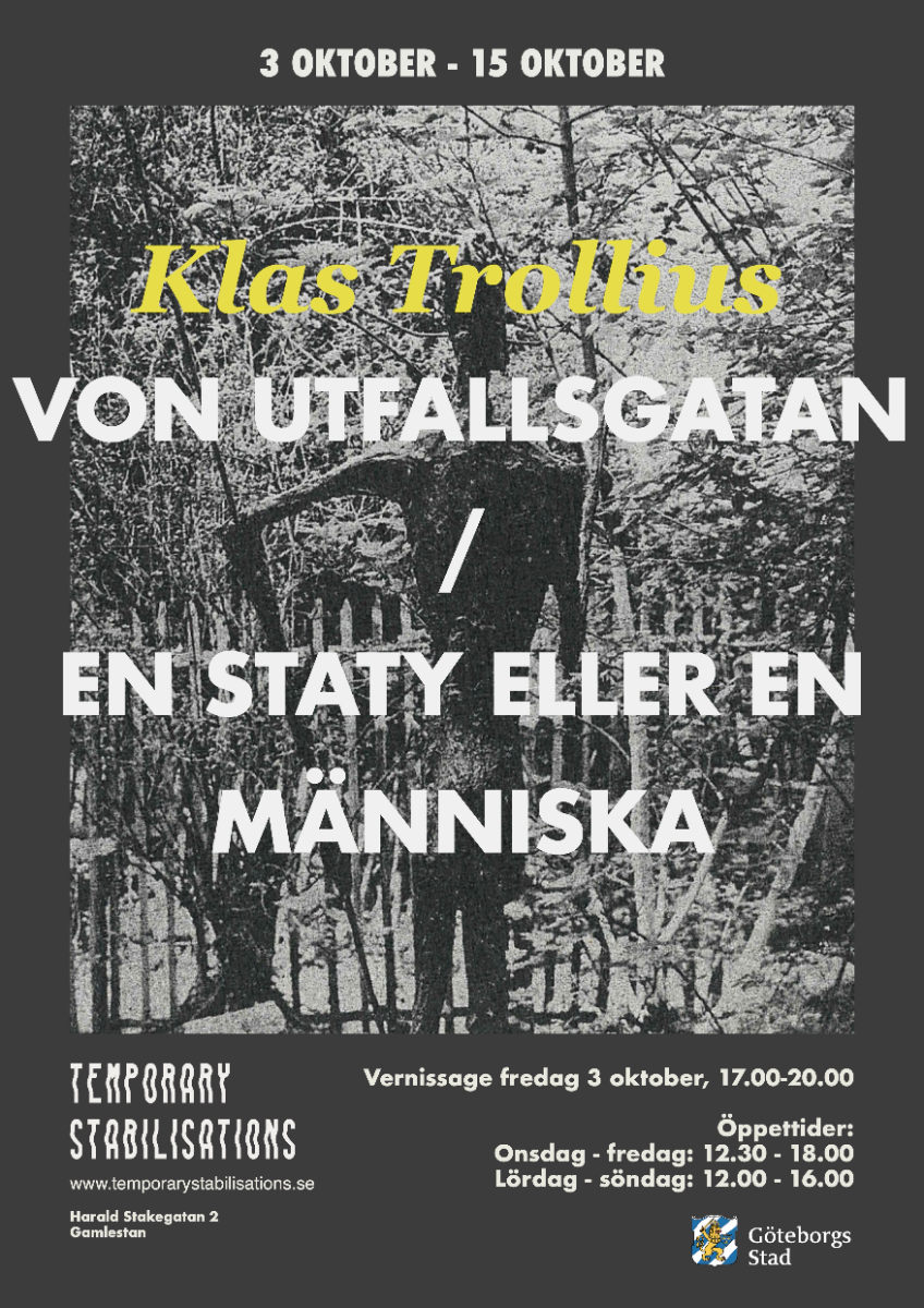 VON UTFALLSGATAN / EN STATY ELLER EN MÄNNISKA